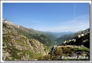 point de vue sur vallée cirque de Cagateille Ariège