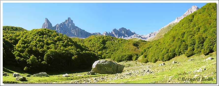 Panorama aiguille d'Ansabére