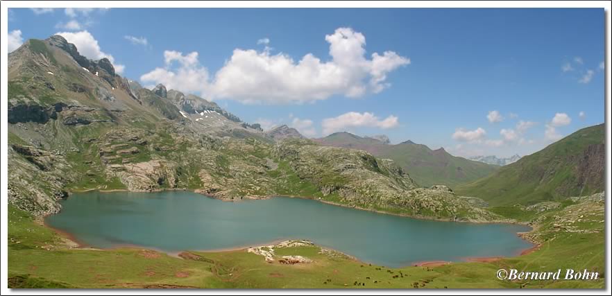 Panorama lac d'Estaens Aragon Espagne