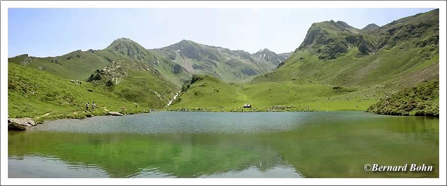 Panorama lac d'Ourrec Pyrénées