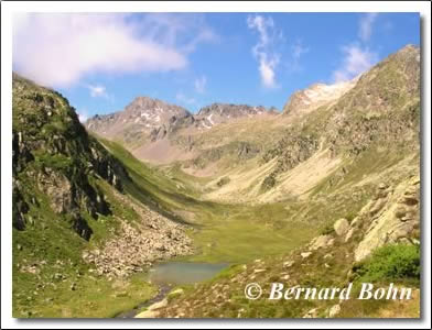 Lac de cestrède vue depuis cabanne de Cestréde