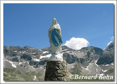 Cirque de Troumouse statue de la vierge