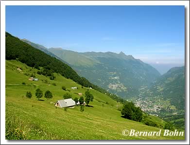 vue sur la vallée de Luz st Sauveur