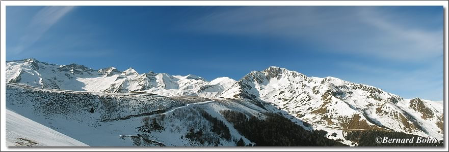 Panorama vue sur pic de céciré