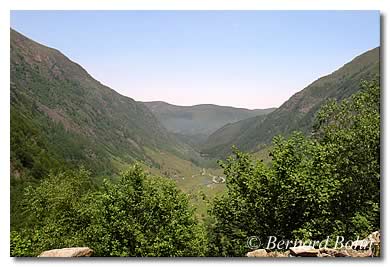 vue sur Vallée d ôo depuis gr10