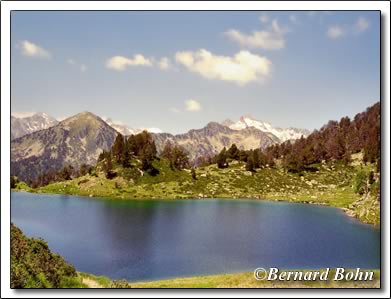 vue sur 2 iéme lac de Bastan