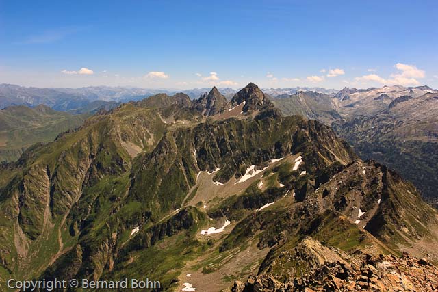 Pic du Sacroux port et cirque de la glÃ©re
Pic de la mine et VÃ©nasque vu du Sacroux
Mots-clés: PyrÃ©nÃ©es,pic de la mine,vÃ©nasque,sacroux