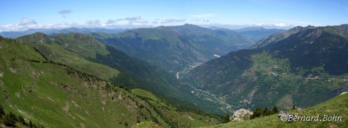 Val d'aran vu depuis l'entécade
