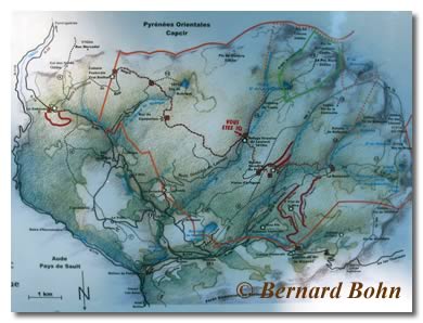 Cliquez sur la carte Ariège Donezan pour agrandir l'image en grand 