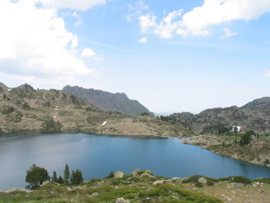 lac et refuge de Campana de cloutou