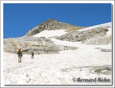 depart du glacier du vignemale