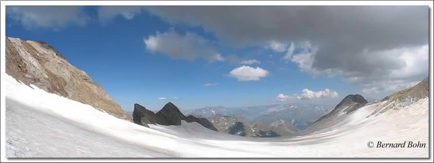 Panorama glacier d'ossoue Massif du Vignemale